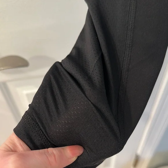 NWT Adidas Black Leggings with Gray Stripes - Picture 9 of 14